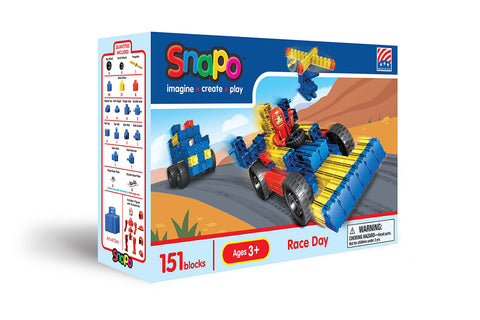 Snapo Classroom Set Standard Blocks - 550 Pieces - Bag