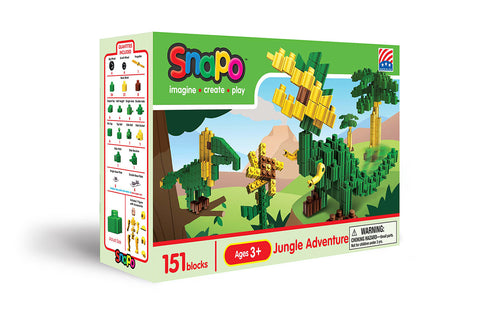 Snapo Classroom Set Standard Blocks - 550 Pieces - Bag